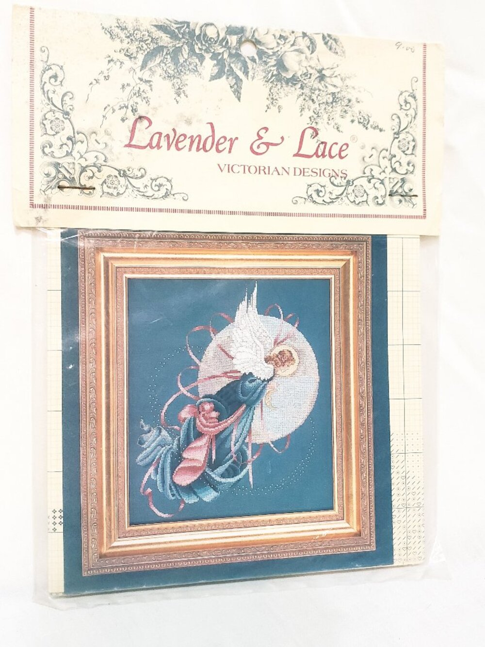 Blue Moon Angel Counted Cross Stitch Pattern Lavender and Lace L&L36